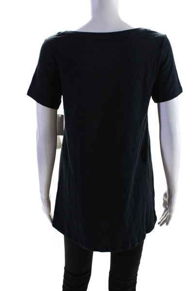 Soft Surroundings Women's Crewneck Short Sleeves T-Shirt Black Size XS Lot 2