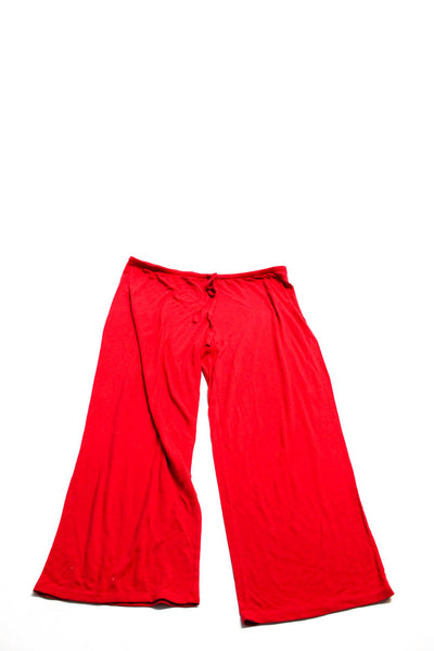 Josie by Natori Womens Tee Shirt Pants Red Size Large Extra Large Lot 2