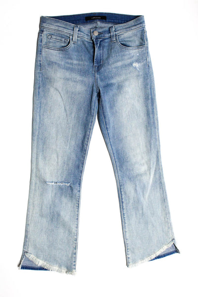 7 For All Mankind J Brand Womens Polka Dot Denim Shorts Jeans Size 27/27 Lot 2