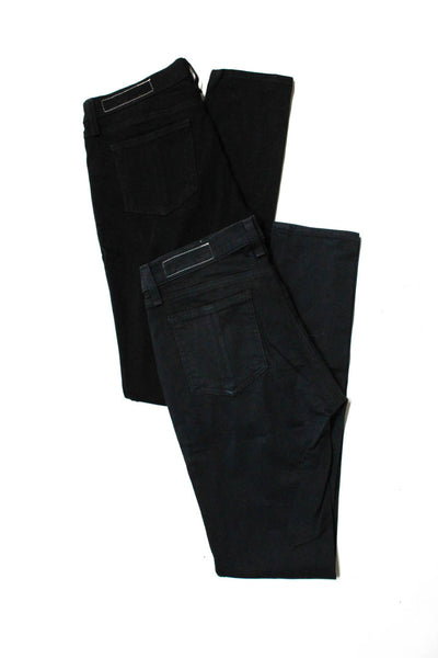 Rag & Bone Jean Womens Cotton Buttoned Skinny Leg Pants Black Size EUR7 Lot 2