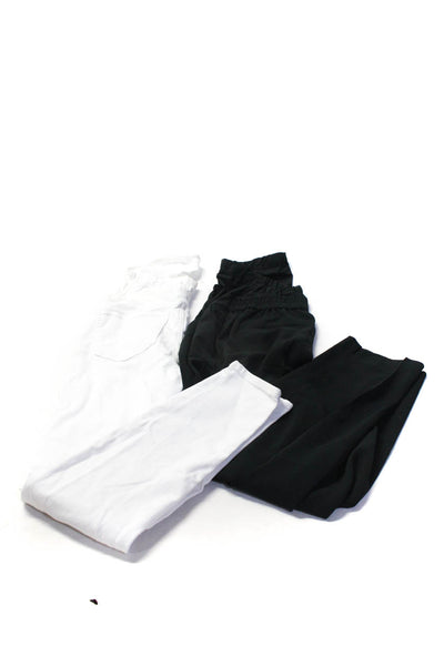 J Crew Womens Maternity Jeans Pants White Black Size 28 6 Lot 2