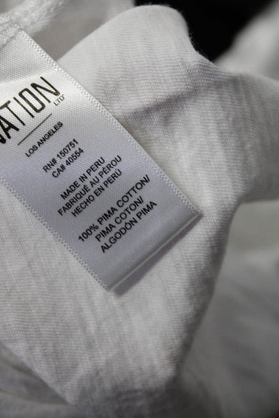 Z Supply Women's Cotton Short Sleeve V-Neck T-Shirt Black XS Lot 3