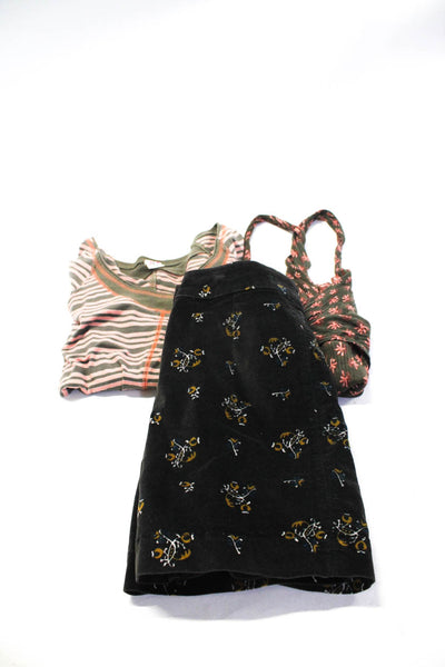 Free People Womens Skirt Tops Multi Colored Size 4 Medium Extra Small Lot 3