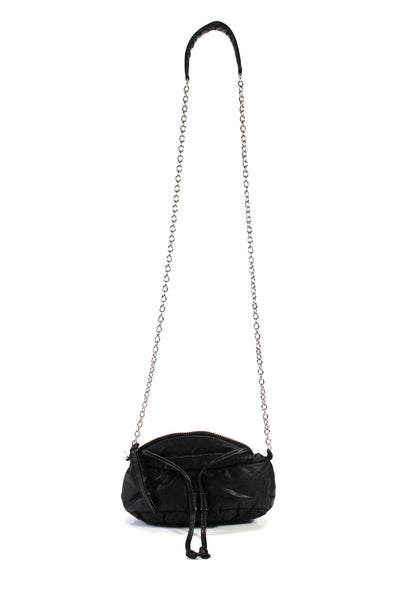 Le Chateau Womens Puffer Shoulder Handbag Black