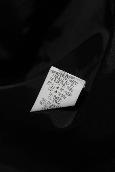 Theory Womens Wool Peaked Lapel Split Hem One Button Blazer Jacket Brown Size 2