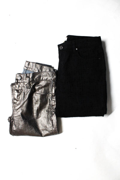 Etcetera Polo Ralph Lauren Womens Pants Trousers Black Gray Size 2 25 Lot 2