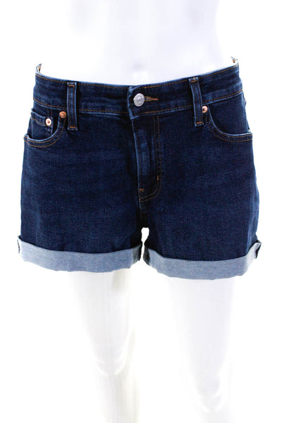 Sundry Levis Women's Crewneck Tee Denim Shorts White Blue Size S 8 Lot 2