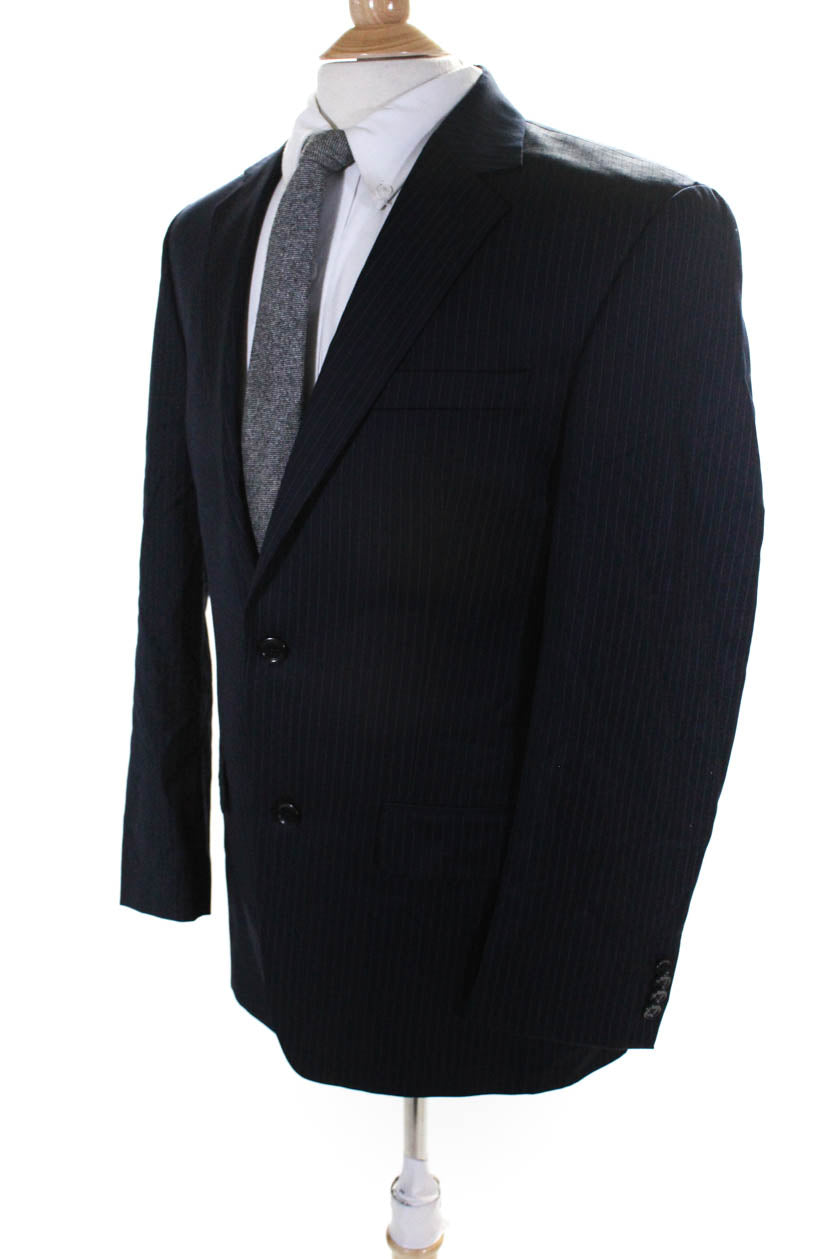 Michael Kors Michael Navy Pinstripe Suit in Blue for Men