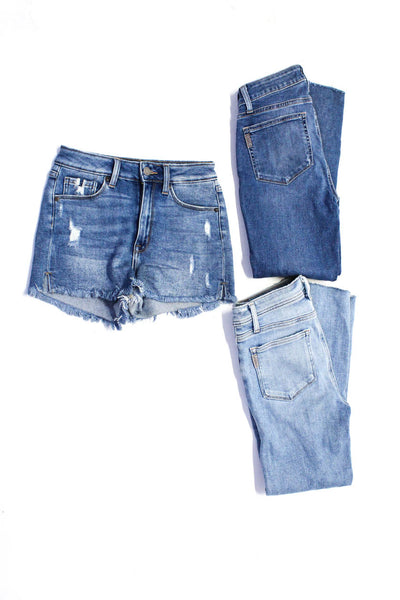 JBD Paige Women's Crop Jeans Demin Shorts Blue Size XS 27 Lot 3