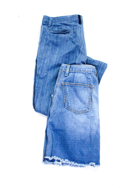 Current/Elliot Rag & Bone Womens Denim Mini Skirt Jeans Blue Size 28 26 Lot 2