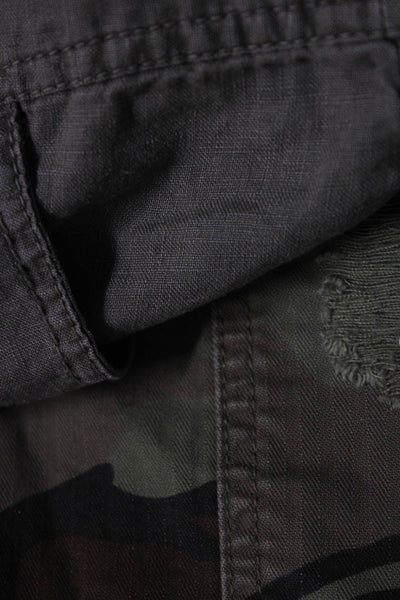 Denim & Supply Ralph Lauren Joie Womens Camouflage Shorts Green Size 29, 4 Lot 2