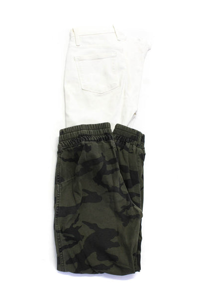 TNA Madewell Womens Green Camouflaged Cuff Ankle Jogger Pants Size XS 24 lot 2