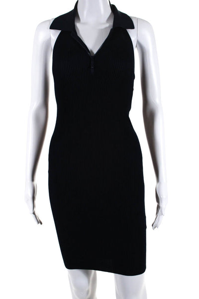 Designers Remix Charlotte Eskilden Women's Sleeveless Collared Midi Dress Blue X