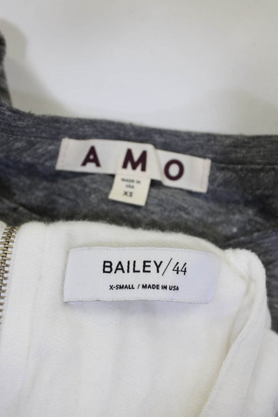 Amo Bailey 44 Womens Blouses Tops Tees Gray Size XS Lot 2