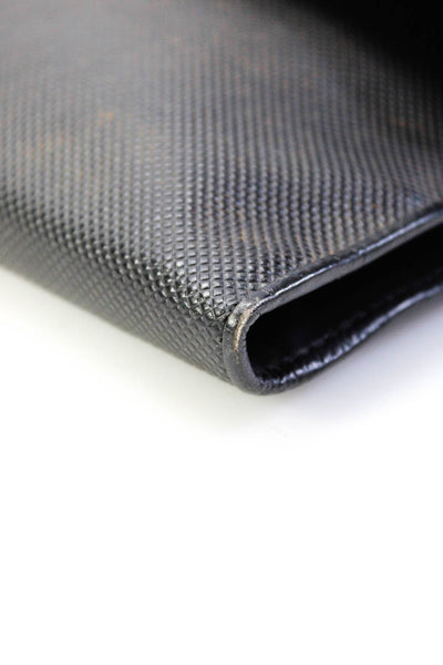 Bottega Veneta Spotted Mesh Textured Snap Darted Shoulder Handbag Black