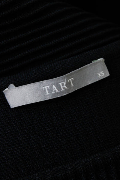 Tart Women's Sleeveless Cut Out Ribbed Mini Dress Black Size XS
