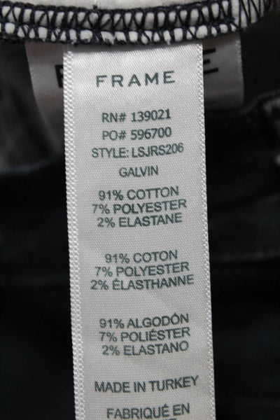 Frame Women's High Waist Dark Wash Five Pocket Skinny Jean Pant Size 26 Lot 2