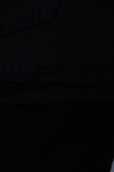 Joie Jeans Levi's Womens Denim Mid Rise Flared Jeans Blue Black Size 24 25 Lot 2