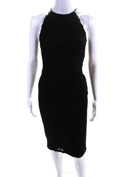Yumi Kim Women's Lace Halter Mini Dress Black XS
