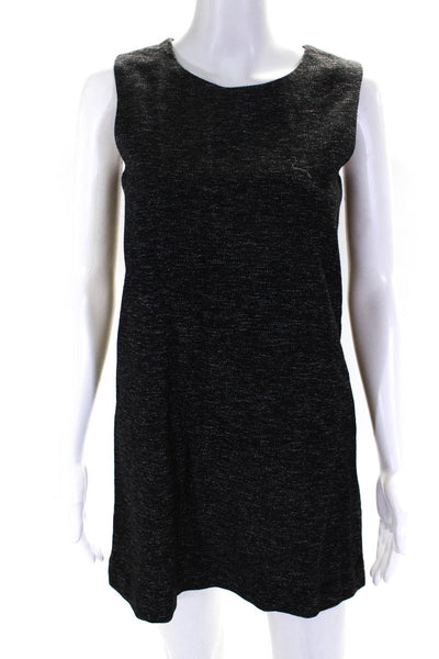 Theory Women's Scoop Neck Sleeveless A-Lined Mini Dress Black Size 2