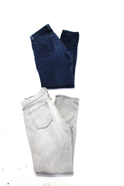 J Brand Womens Cotton Low-Rise Skinny Leg Denim Jeans Blue Gray Size 25 Lot 2