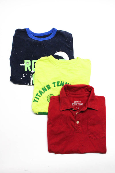Crewcuts Boys Graphic T-Shirts Tees Tops Blue Size XS 4-5 Lot 3