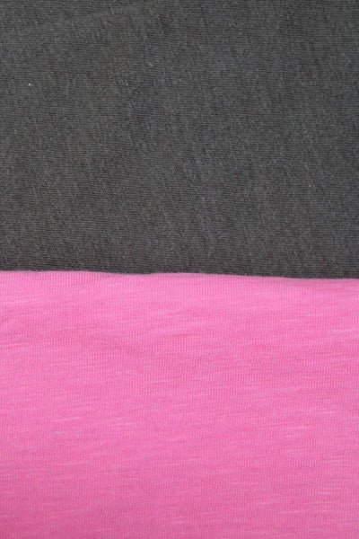 Velvet Women's Short Sleeve Cotton T-Shirt Hot Pink Size M Lot 2