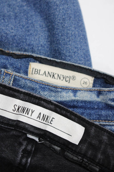 Blank NYC Women's Midrise Five Packet Medium Wash Skinny Denim Pant Size 26 Lot