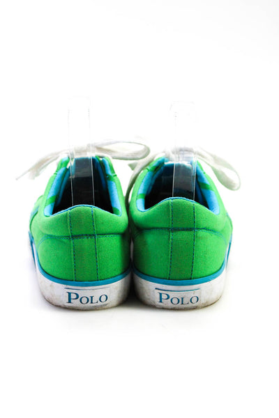 Polo Ralph Lauren Men's Lace-Up Rubble Sole Sneaker Green Size 10