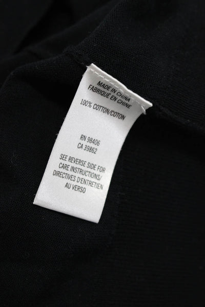 Theory Splendid Womens Jersey Knit Cardigan Top T-Shirt Black Size S M Lot 2