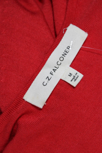 C.Z. Falconer Womens Red Navy Color Block Scoop Neck Sleeveless Tank Dress SizeM