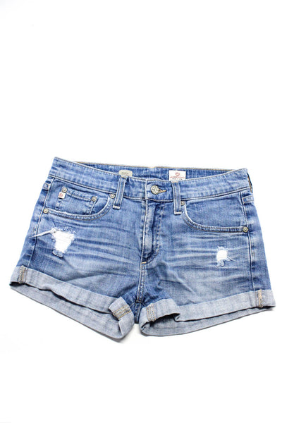 AG Adriano Goldschmied Womens Shorts Pants Blue Size 26 Lot 2
