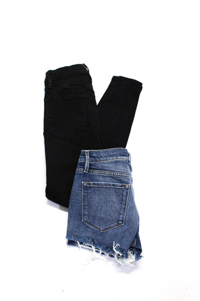 Frame Denim Womens Shorts Jeans Pants Blue Size 25 Lot 2