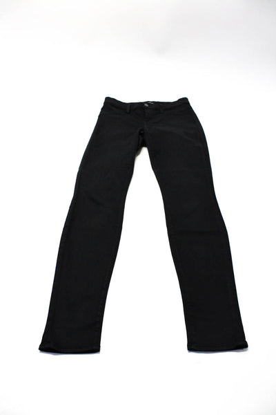 J Brand Women's Midrise Five Pocket Skinny Denim Pant Black Gray Size 26 Lot 2