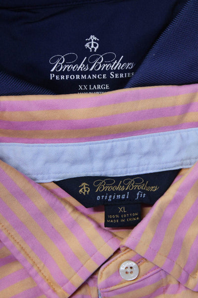 Brooks Brothers Mens Polo Shirts Size Extra Large Extra Extra Large Lot 2
