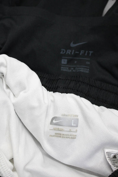 Nike Women's Sleeveless Crewneck Tee Athletic Shorts Black Size S L Lot 2