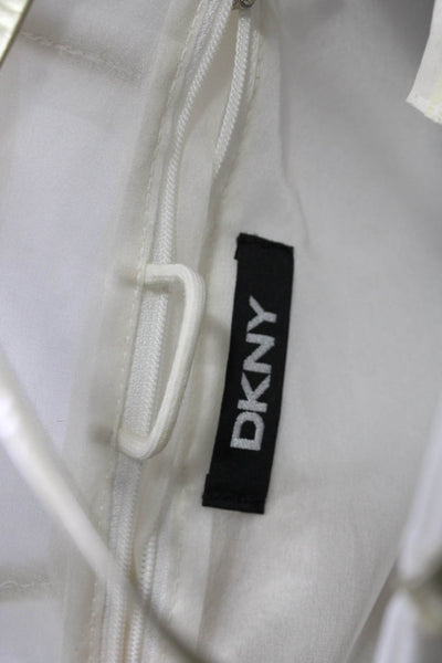 DKNY Women's Double Handle Shoulder Handbag Off White Size S