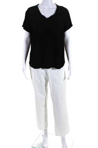 Cloth & Stone Pilcro & The Letterpress Womens Blouse Pants Black Size M 31 Lot 2