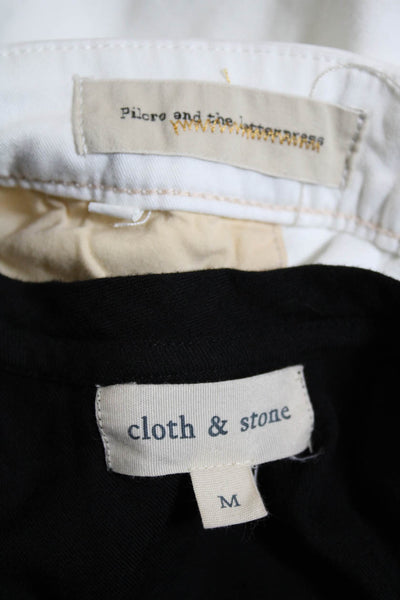 Cloth & Stone Pilcro & The Letterpress Womens Blouse Pants Black Size M 31 Lot 2