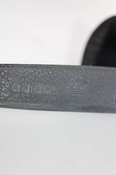 Adidas Womens Slide On Sandals Black Size 6