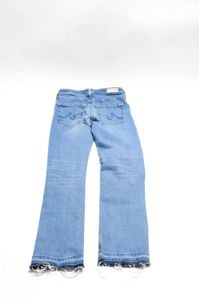 AG-ED Denim Women's Slim Ankle Pants High Rise Jeans Blue Black Size 26 2 Lot 2