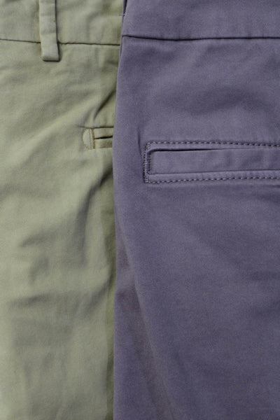 Joe's Polo Ralph Lauren Womens Chino Khaki Shorts Purple Tan Size 31 32 Lot 2