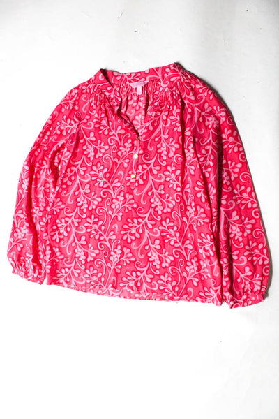 Lilly Pulitzer J. McLaughlin Womens Blouses Tops Pink Size 2 4 Lot 2