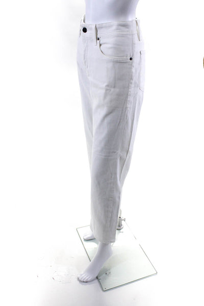 G/Fore Women's Low Rise Straight Leg Denim Jeans White Size 32