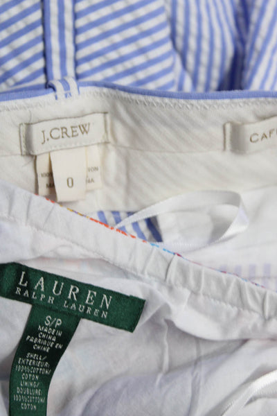 Lauren Ralph Lauren J Crew Womens Abstract Skirt Pants Pink Size S 0 Lot 2
