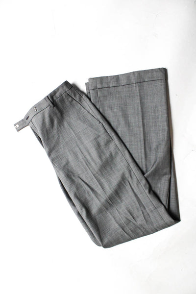 Elie Tahari Women's Mid Rise Linen Bootcut Dress Pants Gray Size 0 Lot 2