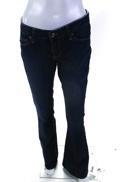 Paige Womens Canyon Boot Cut Jeans Blue Cotton Size 27