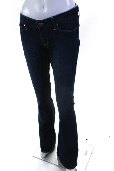Paige Womens Canyon Boot Cut Jeans Blue Cotton Size 27
