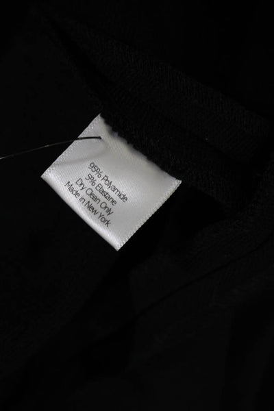 Lisa Perry Womens Darted Back Zipped Sleeveless A-Line Midi Dress Black Size 4