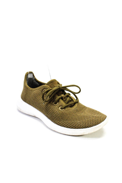 Allbirds Men's Knit Lace Up Low Top Running Sneakers Green Size 9